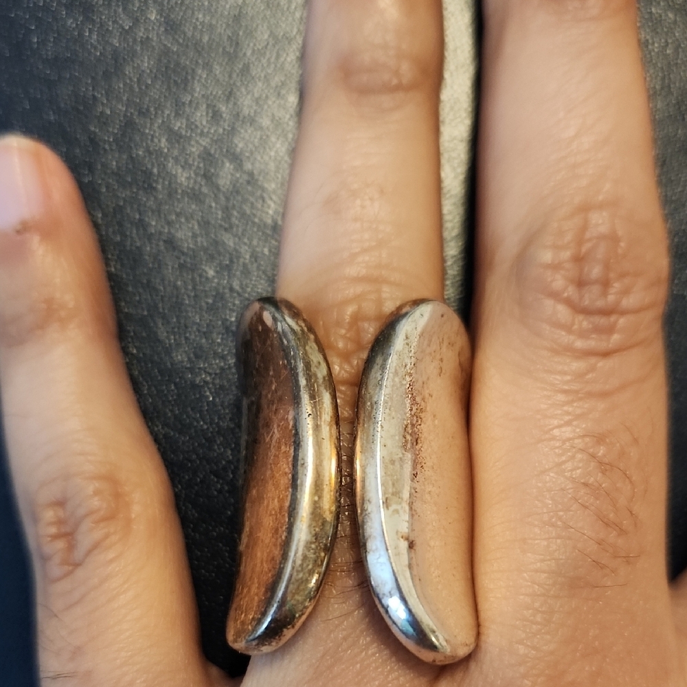 Silver Statement Ring - image 2